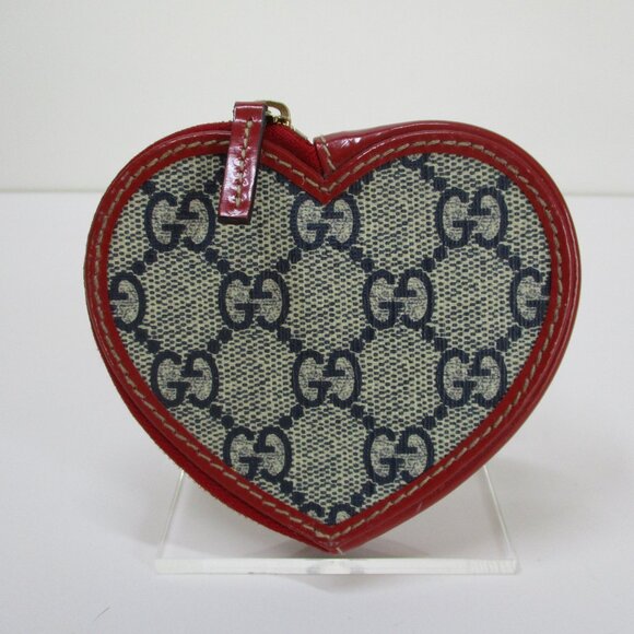Gucci Unicef Tattoo Campaign 2008- Monogram Heart Coin Wallet Purse So cute! - Picture 2 of 7